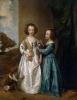 Antoine Van Dyck   1599-1641   Portrait of Philadelphia and Elisabeth Wharton