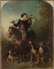 Alfred de Dreux   1810-1860     Jeune cavalier revenant de la chasse