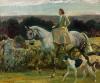 Sir Alfred-James Munnings  1878-1959 Lady Munnings