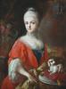 Francesco de Mura   1696-1782    Portrait de Mlle Romano Bowes
