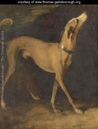 Gainsborough a greyhound in a landscape
