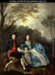 Gainsborugh the artist with his wife and daughter