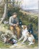 James Hardy jr the gamekeeper with english and gordon setters 1881