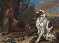 Jan fyt a hound with a hare