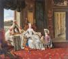 Johan Zoffany     Queen Charlotte   1744-1818  with her two eldest sons