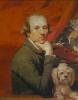 Johan Zoffany    Self portrait with dog   1775