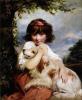 Joshua Reynolds     1723-1792     A young girl and her dog