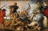 Peter-Paul Rubens  1577-1640  La chasse au loup et au renard