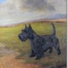 Maud Earl jerry a scottish terrier in a landscape 1936
