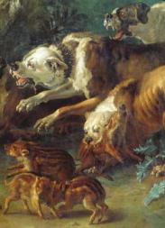 Oudry jb laie et ses marcassins