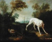 Oudry jean baptiste 1696 1755 Blanche chienne du chenil royal