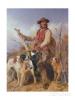 Richard Ansdell 1815-1885  Gamekeeper with dogs