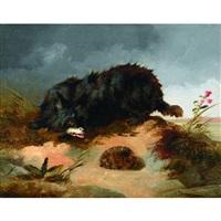 Sir edwin henry landseer the confrontation