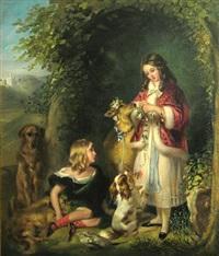 Sir edwin henry landseer the marquess of stafford and the lady evelyn gower the sutherland children