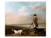 Georges Stubbs sir john nelthorpe 6th baronet out shooting with his dogs in barton field licolnshire 1776