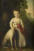 Sir William Beechey   1753-1839   Portrait study of young girl with dog